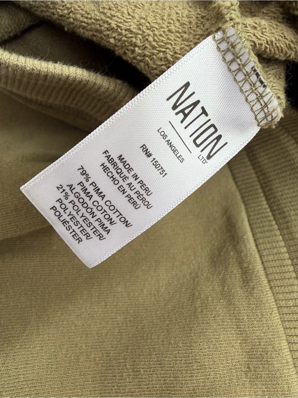 Nation LTD Ruffle-Hem Drawstring Shorts - Picture 7 of 7